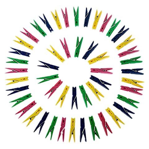 Novaliv Plastic Laundry Pegs | Pack of 50 Cover