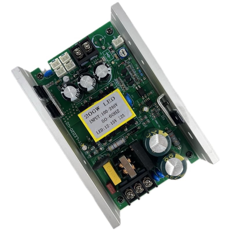 Alimentation LED 200 W 100/240 V 50/60 Hz 12/15 V 12 A pour lampe LED Fresnel à tête mobile