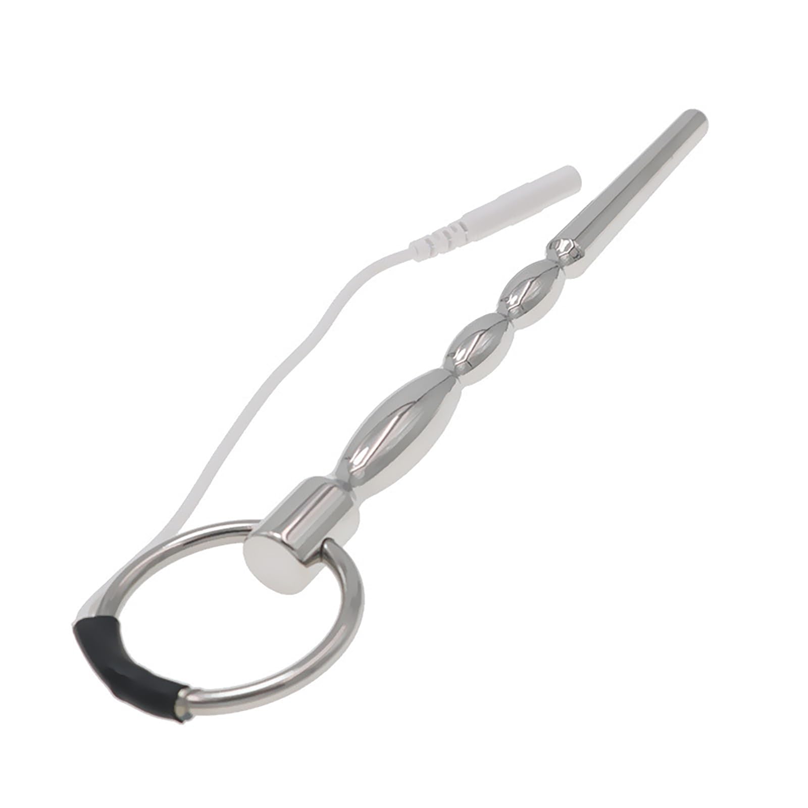 Electroshock Penisplug Plug Anal Set Acero Inoxidable Dilatador Uretral Anal Dilatadores Para Hombres Estimulación Prostática Juguetes Sexuales (L)