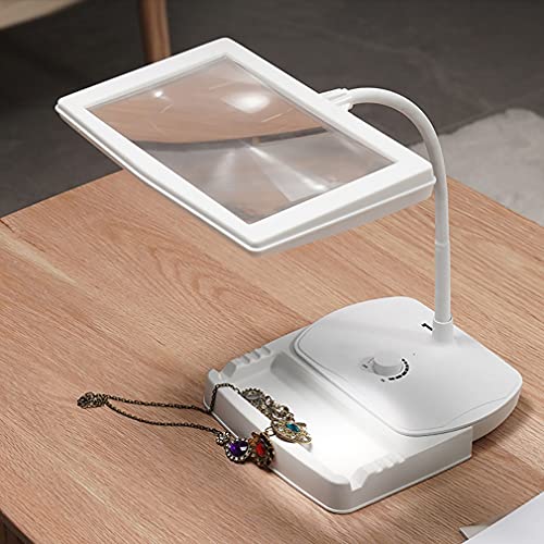 Loupe de lecture avec lampe de bureau LED réglable Wisdom - 5