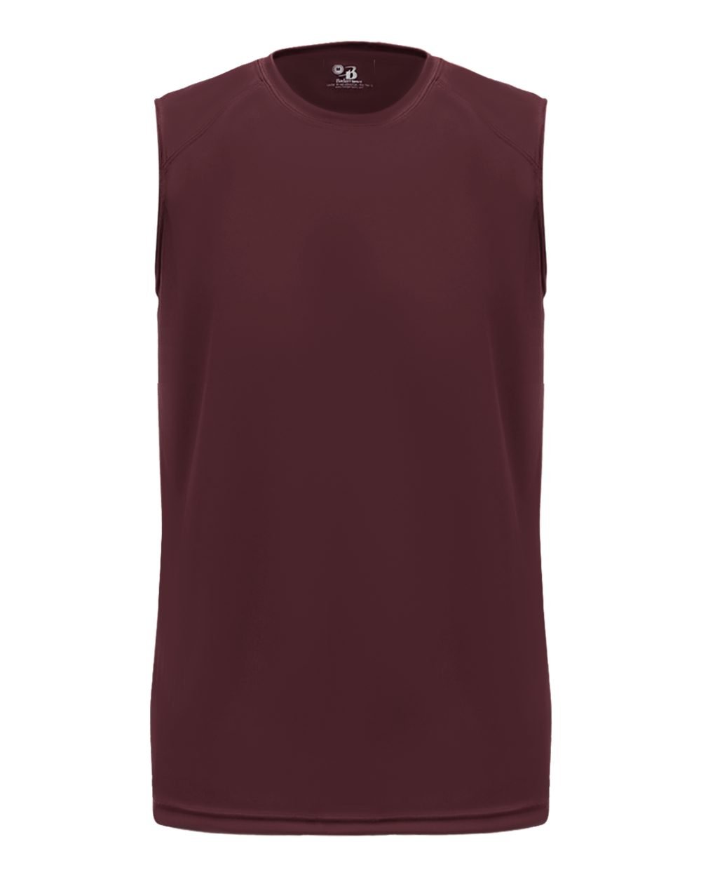 Badger Sport Maroon Adult 3X Sleeveless Wicking Tee