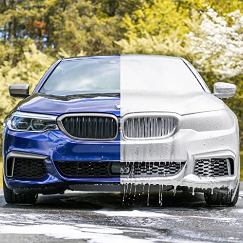 Image of Shatras 3X Extra Ultimate shine Car Wash Shampoo - Thick Suds Shine Enhancing Car Foam Shampoo - Bubblewash Snow Car Foam Shampoo