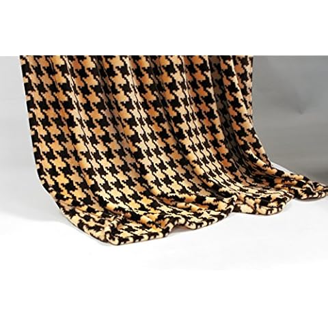 Feinste Mikrofaserdecke Kuscheldecke Tagesdecke, extra dick mit Silk/Cashmere Touch Cover