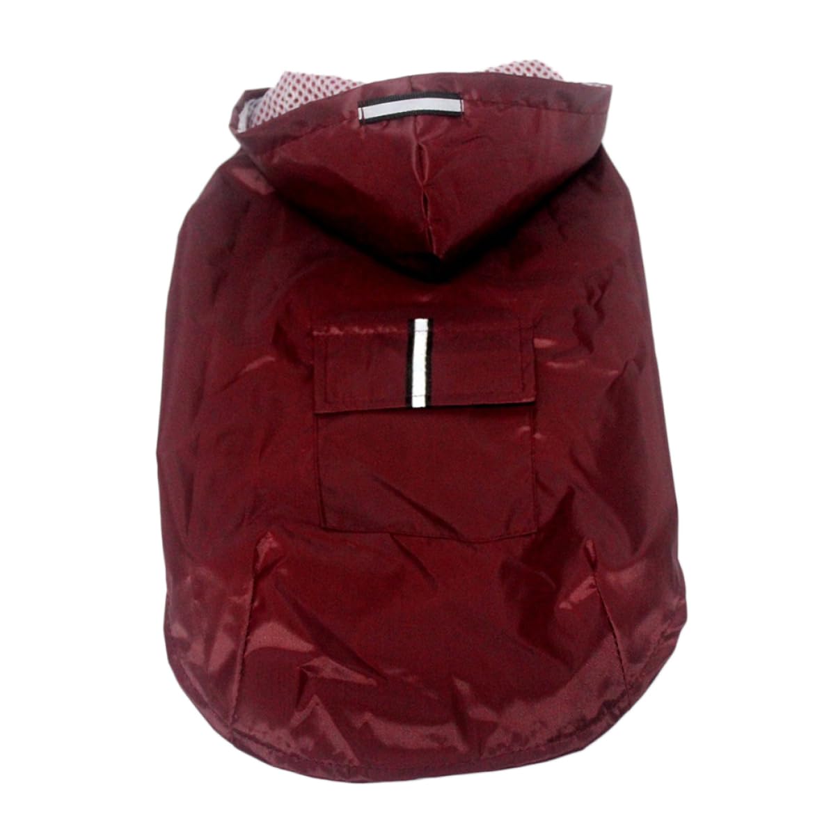 POPETPOP 3pièces Manteau De Pluie Réfléchissant pour Chiens avec Capuche Vêtement Imperméable pour Chiens Rouge Complète Et Ajustable