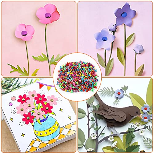 AIEX 600 Pezzi Fermacampioni Scrapbooking