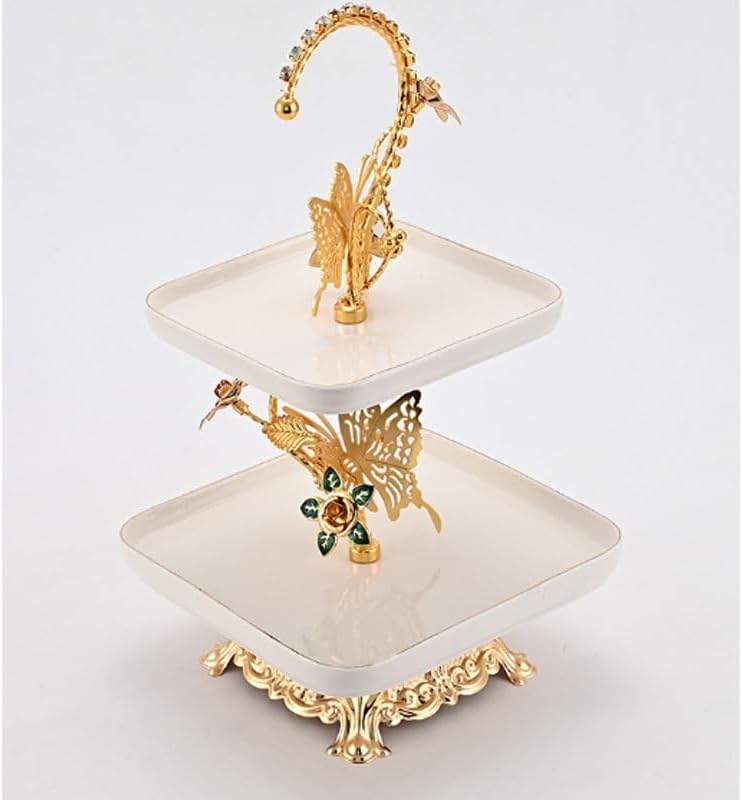 Household Pallet Ornament Dim Sum Dish Retro Lace Fruit Plate