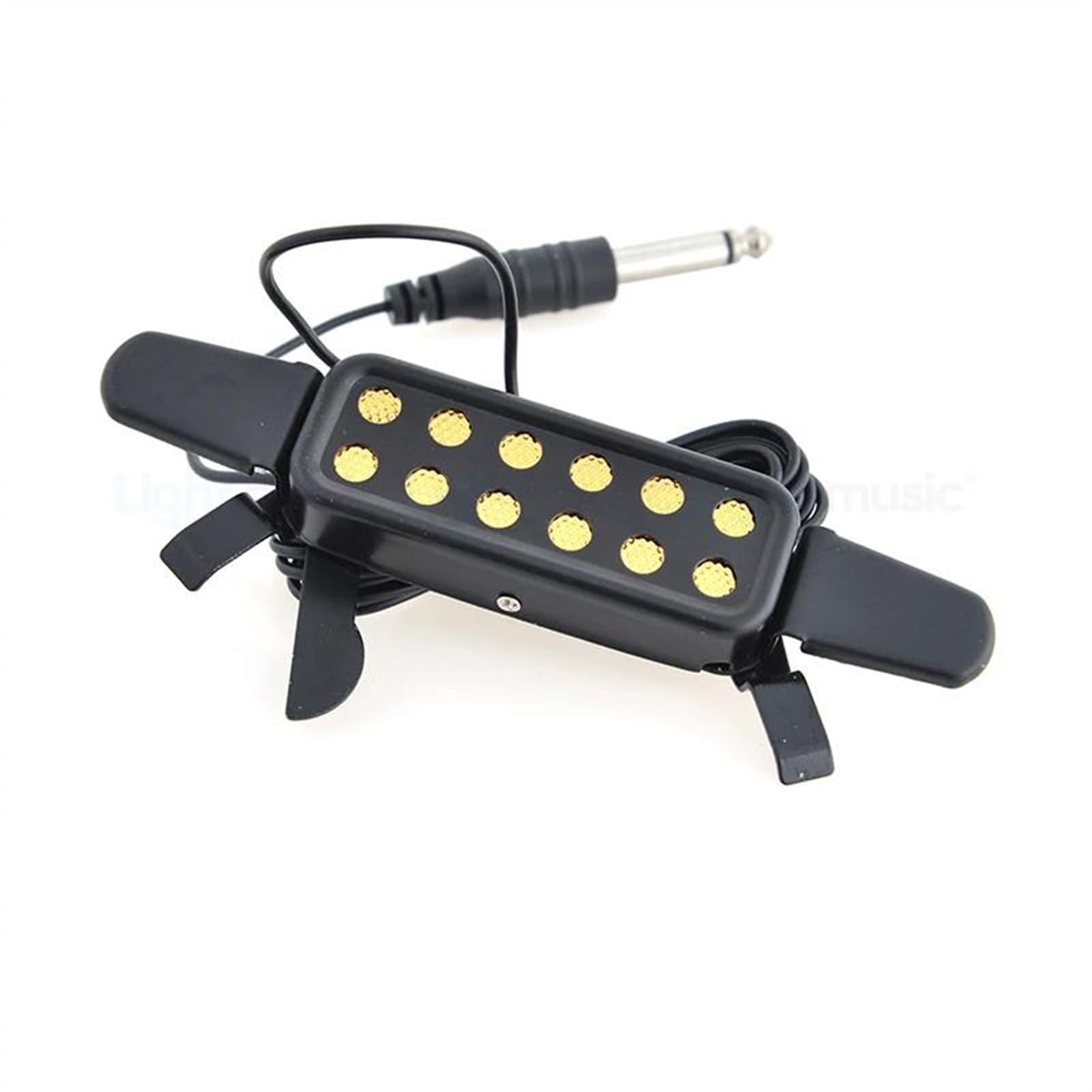 Kit pickup per chitarra acustica 12 Fori Clip Su Microfono Pickup Audio Amplificatore Altoparlante Filo Per Chitarra Acustica Elettrica Trasduttore Accessori(3/4)