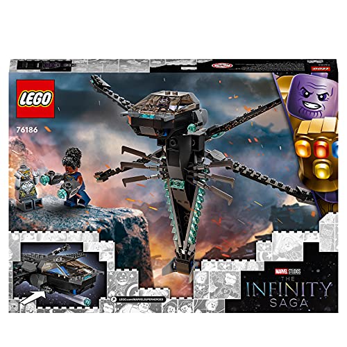 LEGO, 76186 Super Heroes Dragon Flyer de Black Panther, Multicolor