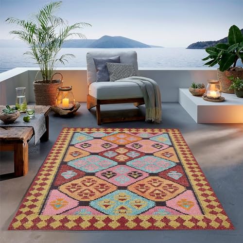 Alfombrillas de cocina rosa para decorar y dar calidez al comedor o zona de lavadero 4