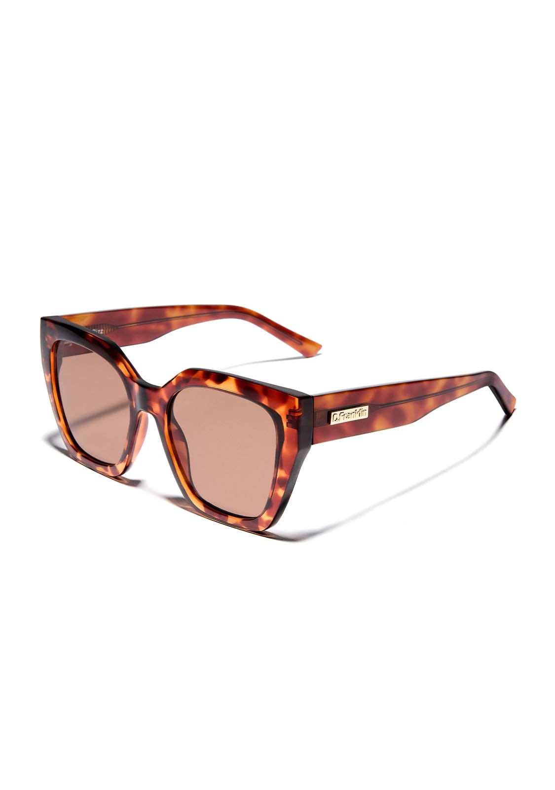 D.Franklin Occhiali da sole - Unisex - Con lenti protettive UV - Modello rizz - Quadrati - Per uomo e donna - Sunglasses