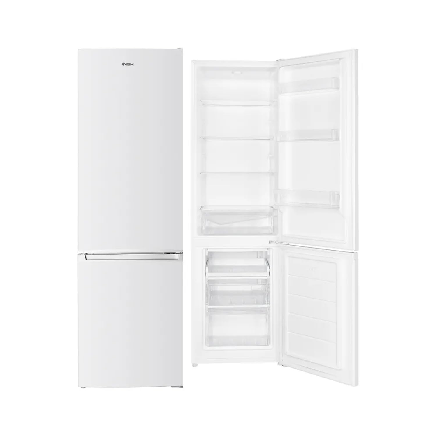 frigorifero combinato ngm cb340wme 262 litri energia classe e