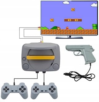 SMARTCAM Trendy 8 Bit LCD Plug Tv Video Game Console with Classic Inbuilt Game Like Super Mario Bros,Contra,Double Dragon 2,Duck Hunt,F1 Race ETC for Game Lovers,Multicolour