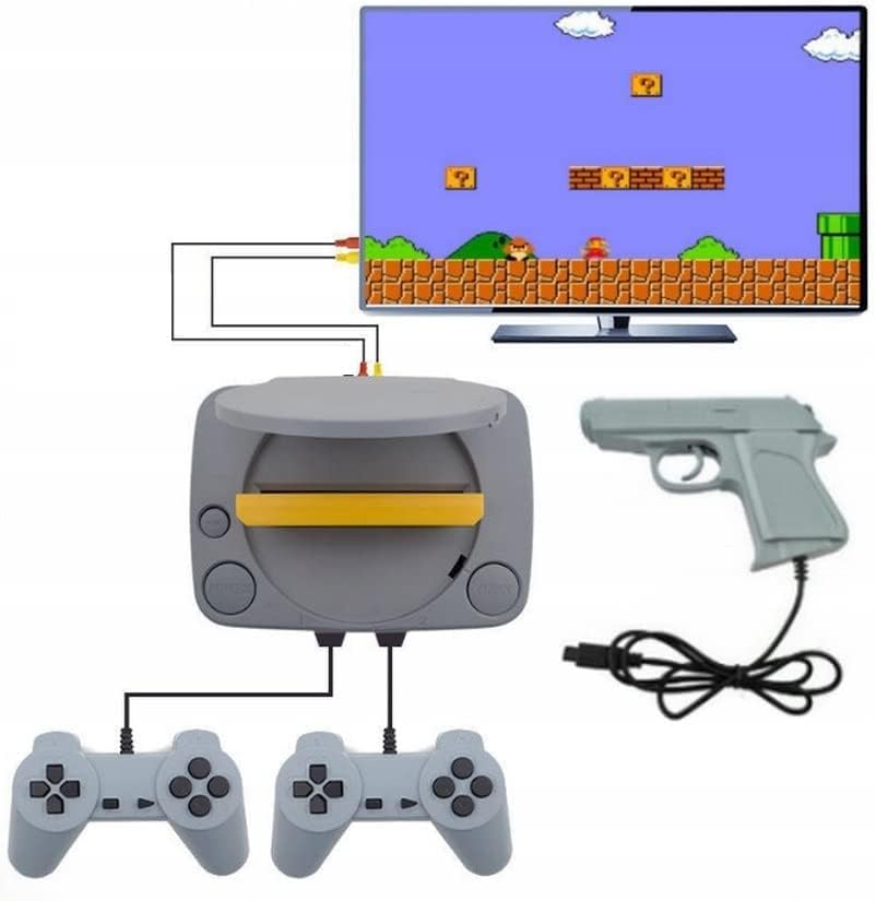 SMARTCAM Trendy 8 Bit LCD Plug Tv Video Game Console with Classic Inbuilt Game Like Super Mario Bros,Contra,Double Dragon 2,Duck Hunt,F1 Race ETC for Game Lovers,Multicolour