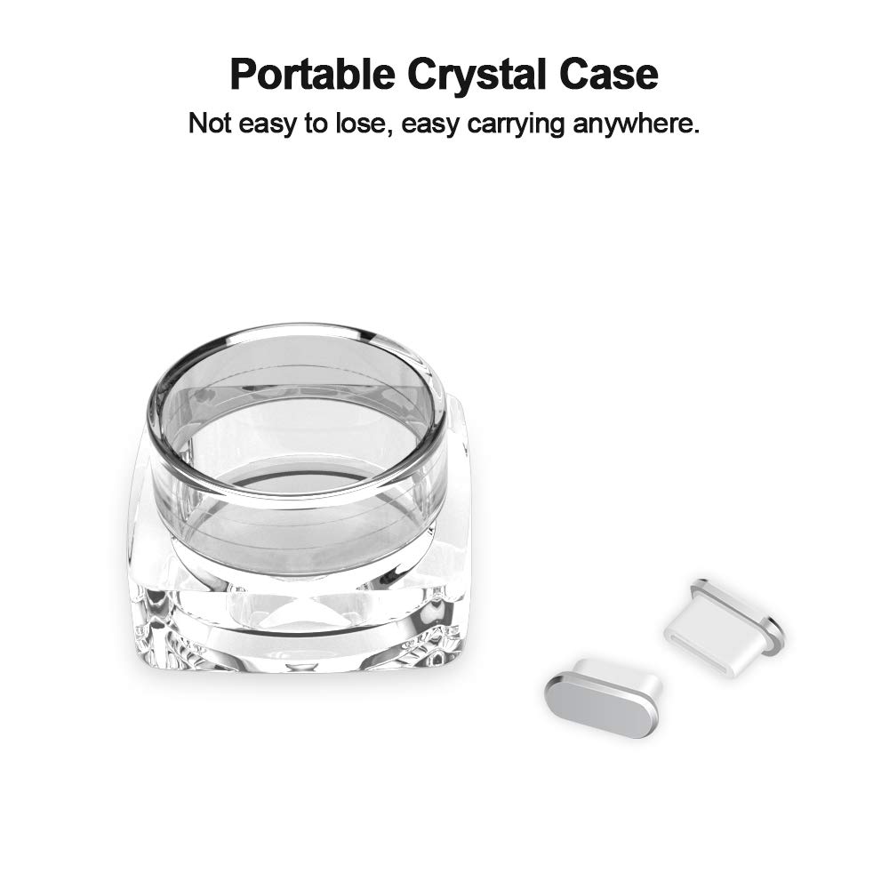 Lot De 9 Breloques Pour Kindle, Bouchon Anti-poussière De Type C Pour