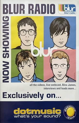 Blur affiche 50x75 cm poster pour decoration de salon moderne