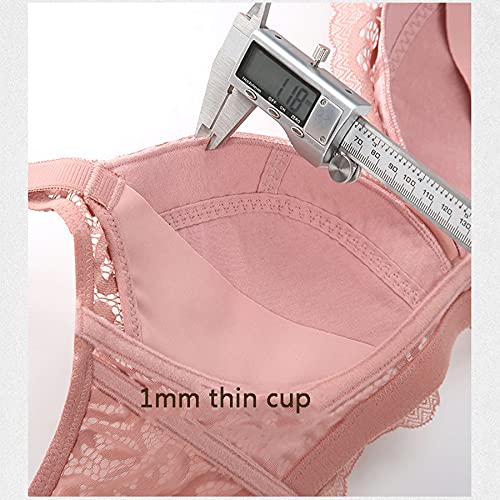 Soutien-gorge grande taille en dentelle push-up sans armatures