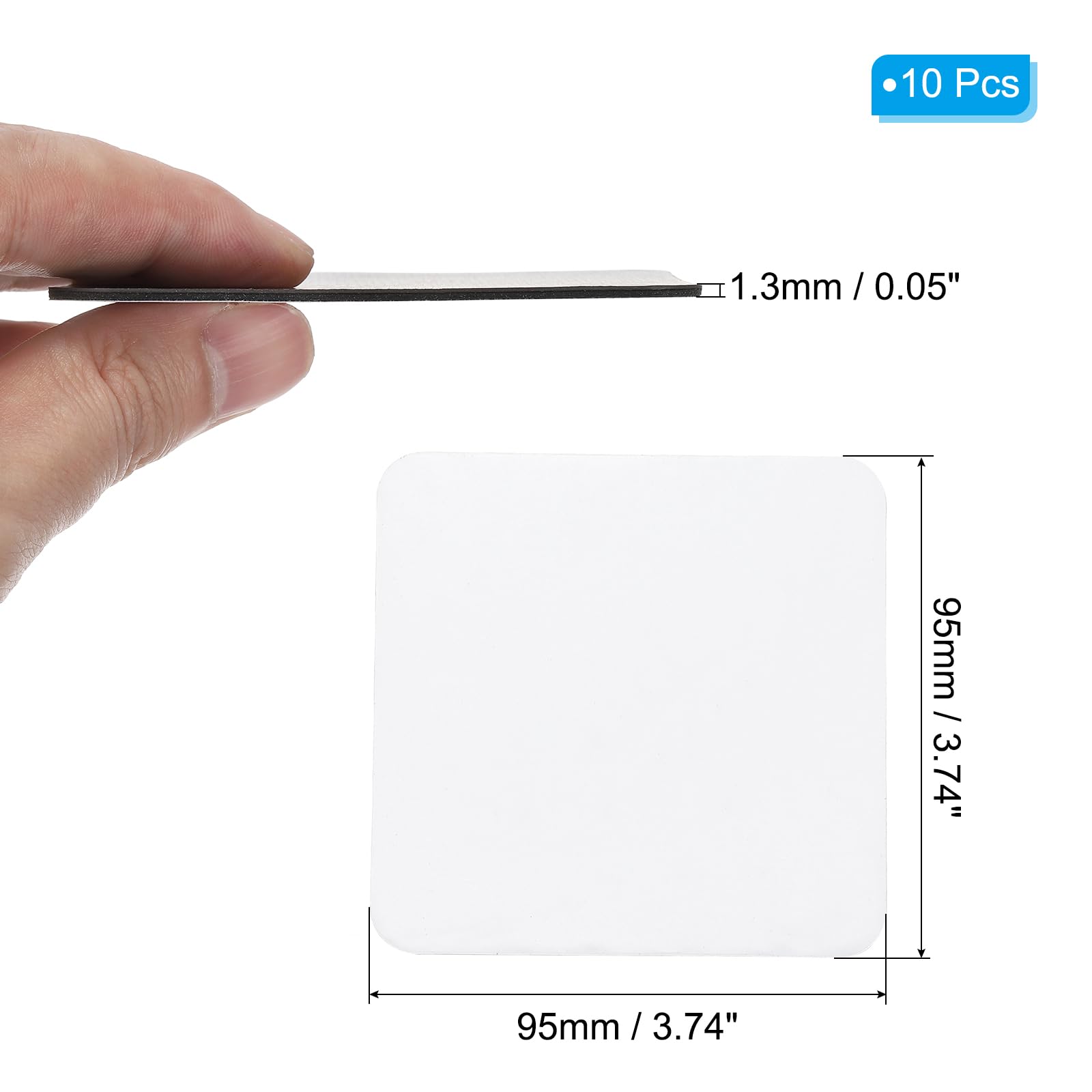 PATIKIL 3.7x3.7 in Sublimation Magnet Blanks - Image 2