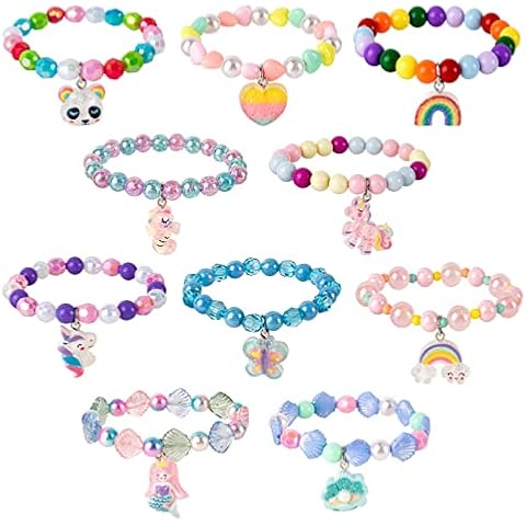 AYNKH 10 Colourful Beaded Friendship Bracelets Cover