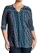Lucky Brand Women's Plus Size Woodblock Printed Top