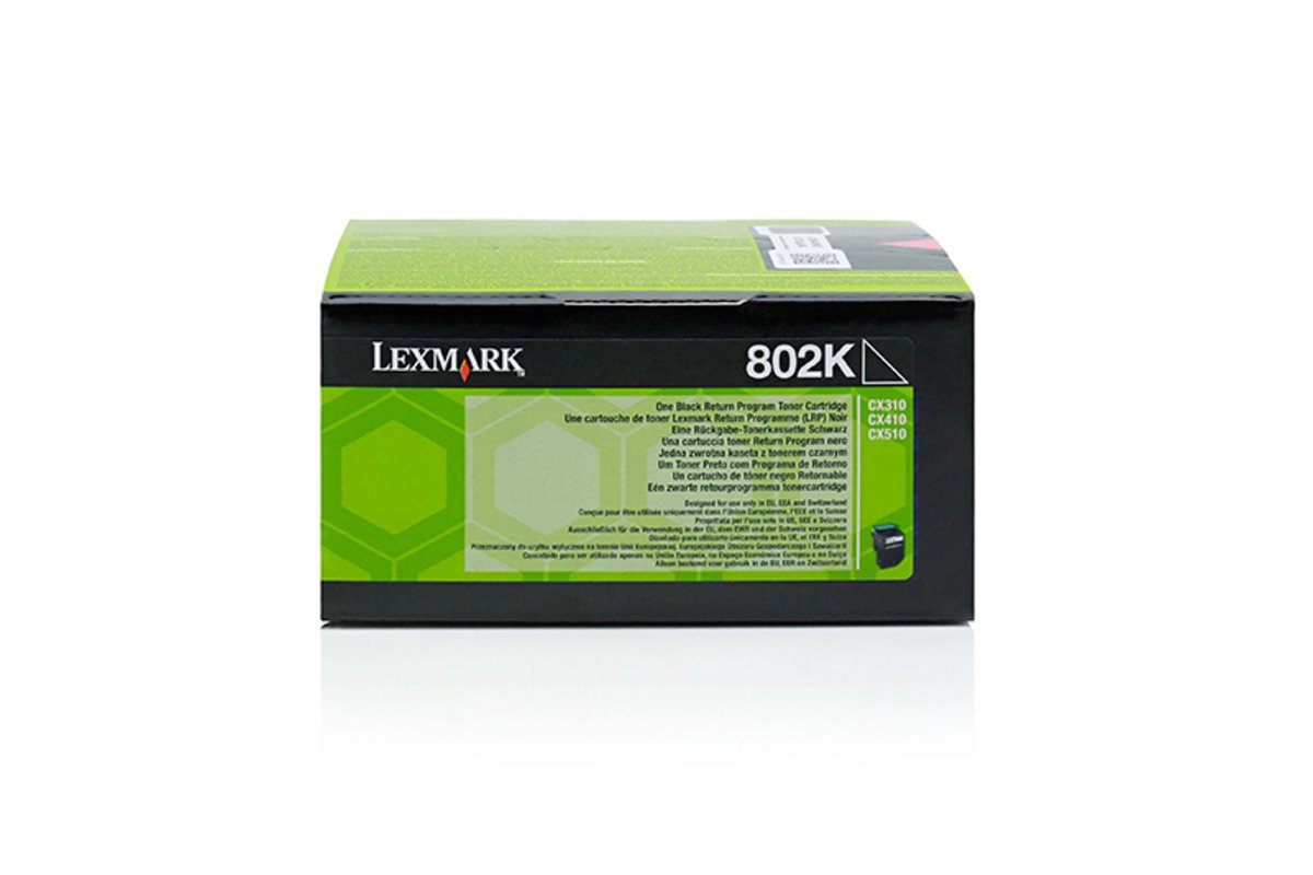 Originale Lexmark 80C20K0 Toner 802K Nero - Foto 10
