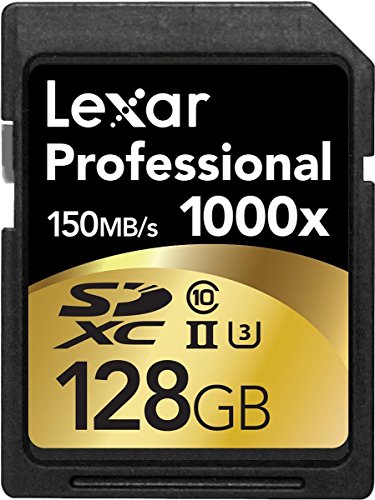 Lexar Professional - Tarjeta de memoria 1000x SDXC de 128 GB