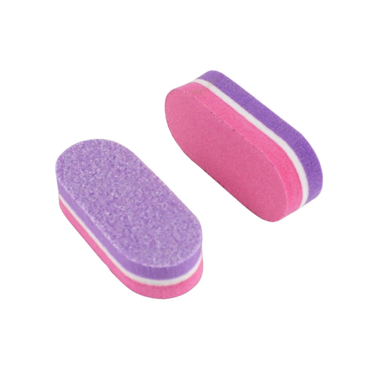 50 teile/los Schwamm Nagelfeile 100/180 Bunte Nagelpuffer Doppelseitige Schleifpuffer Nagelhautentferner Pediküre Maniküre Dateien