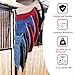 TOMESHA Saddle Pad Rack-Horse Blanket Holder,Extra-Long Rack Arms for Various Accessories,Heavy Duty 180 Degree Swing-Out Wall Mount,Six (6) Well-Spaced,Storage Rack Stand Wall Mount