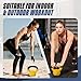 MADOG 10/15/20 LB Kettlebells Neoprene Coated, Solid Cast Iron Kettlebell, Strength Training Kettlebells, Hand Weights for Full Body Workout, Grip and Strength Training for Home Gym, Yellow