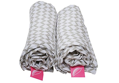 Paños de muselina de algodón de Motherhood 100 x 120 cm (2 unidades), prémium, 100% algodón natural, Öko-Tex Standard 100 multicolor multicolor Talla:Beige Classics 2017