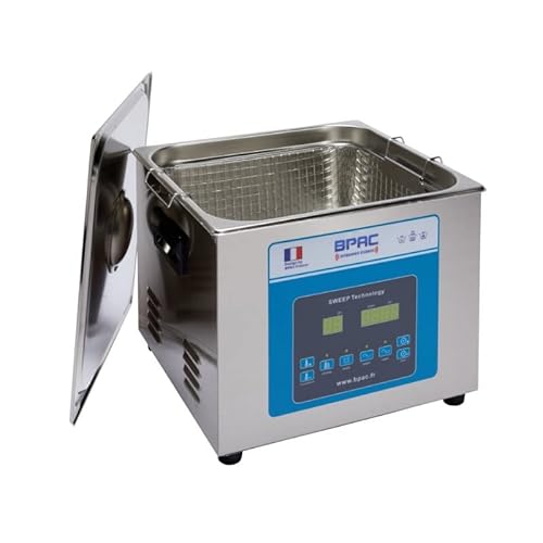 BPAC Nettoyeur Ultrasons 15 litres Professionnel TURBO + SWEEP + DEGAS Cover