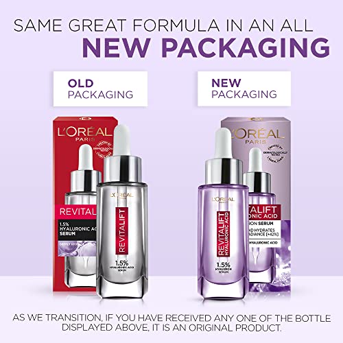 L'Oreal Paris Revitalift Serum, Hydrating and Plumping, With 1.5% Hyaluronic Acid, 15ml - Image 3