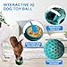 Yipetor Frozen Treat Dispensing Dog Toy - Large Chew Toy, Freezable Fillable Rubber, Reduces Anxiety, Easy to Clean, Interactive Puzzle (Medium)