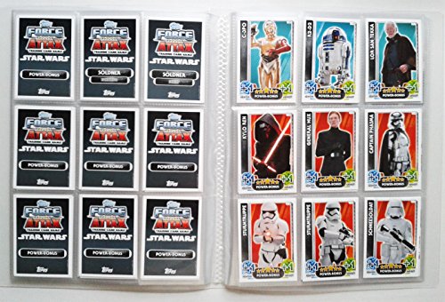 Topps Star Wars – despertar de la Fuerza – Tarjetas de todas las 160 Base como Juego en el álbum – Edición Alemana