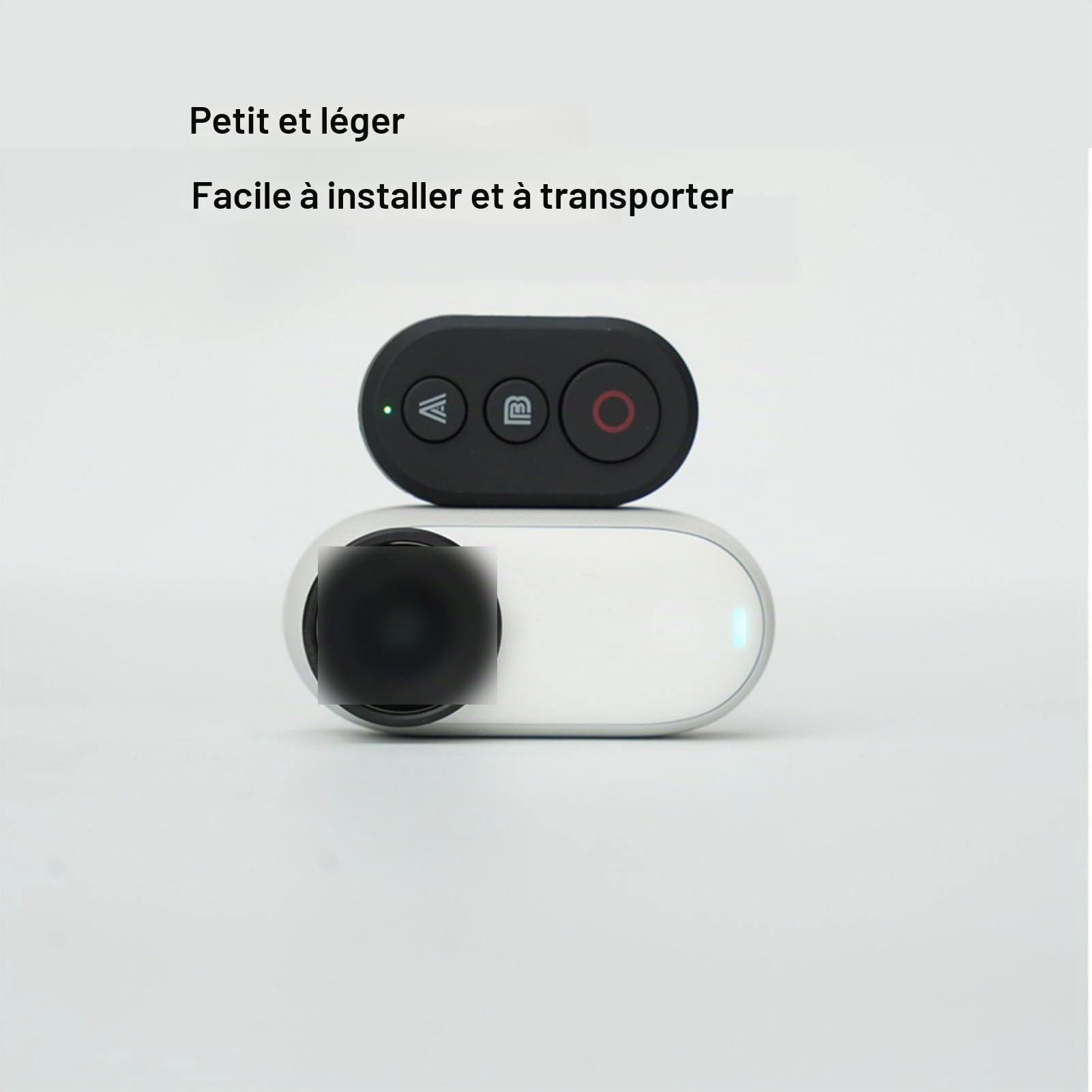 Bluetooth Remote Control pour 360 X2 X3 X4 X5 Go3, pour GP 13 12 11 10 9 8 Caméras d'action de la Série, Gamme de Caméra sans Fil Rechargeable Remote 82ft