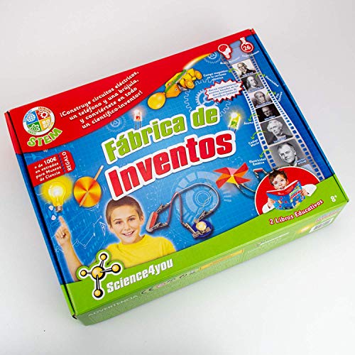 Science4you - Fábrica de Inventos, Juguete Educativo y Científico para Niños 8+ años, Juego de Ciencia para Niños y Niñas - Regalo Original