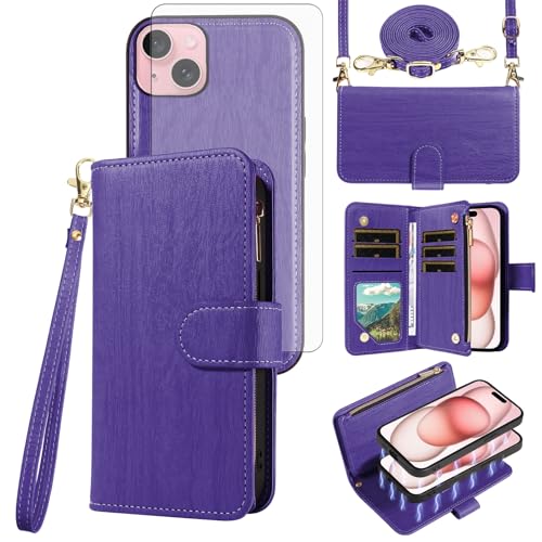 Écran brisé évité avec la coque iPhone 15 zippée et verre trempé