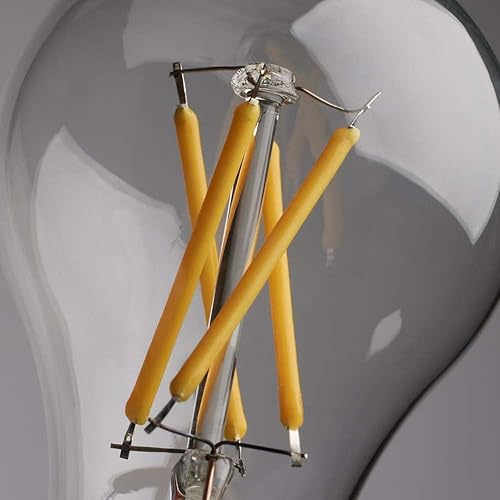 Miniatura 5 de Satco S21872 - Bombilla LED A15 de 5,5 W, transparente, base intermedia, 2700 K, 450 lúmenes, paquete de 2