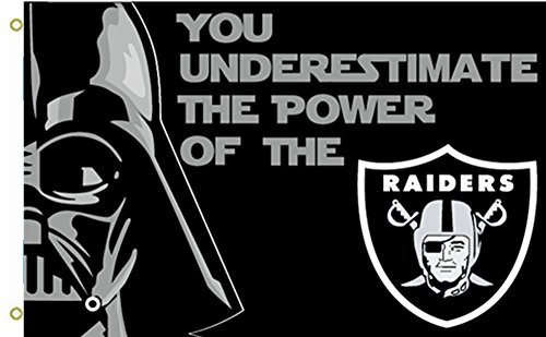 Oakland Raiders Star Wars Outdoor Nation Flag 3x5 Feet