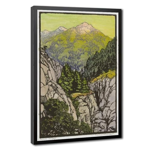 Toile Behold, The Day! Frances H. Gearhart décoration murale premium en lin