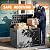GGYI 50 GallonOutdoor Storage Box,Resin Deck Boxes Waterproof, IndoorOutdoor Bin for Package Delivery, Patio Cushions, Gardening Tools, Lockable, UV Resistant
