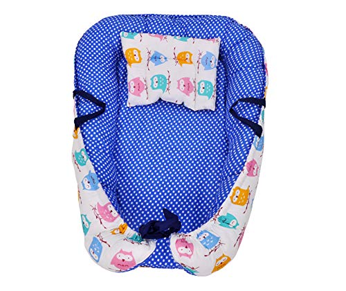 Image of by Urban Space 100% Cotton Reversible Baby Bedding Set with Pillow, Warm Bedding, Multi Transportation