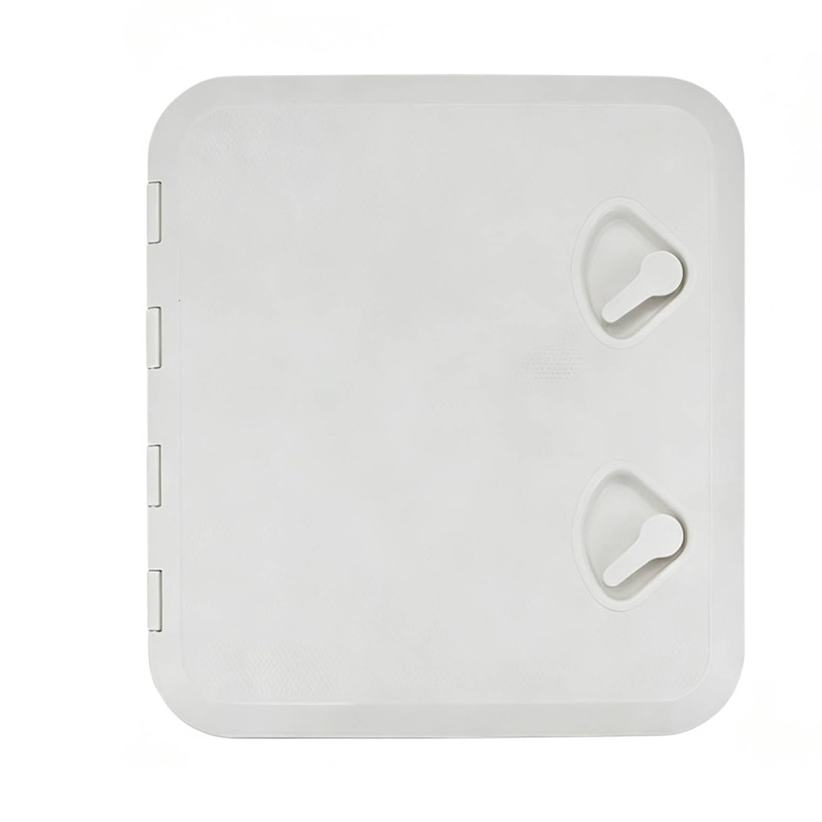Deck Marine Oblò con Coperchio Protettivo per Barche con Superficie Ruvida Antiscivolo E Apertura Facilitata per Manutenzione, Bianco, 460 510mm