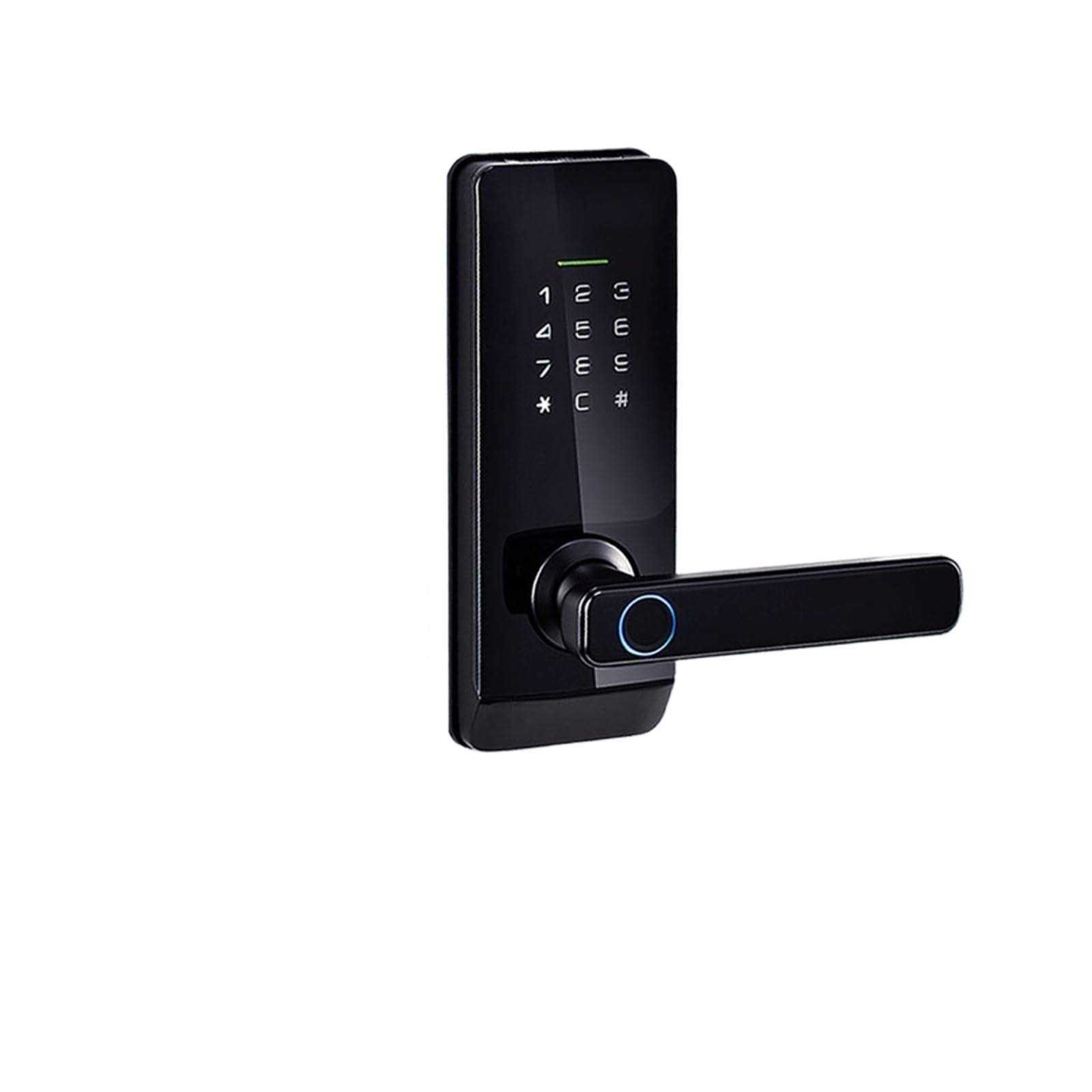 Cerradura de puerta Digital WIFI Tuya, contraseña de huella(Standard 5050)