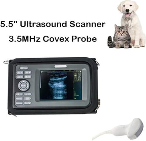 Miniatura 3 de Colilove Máquina de ultrasonido veterinario portátil digital de mano con sonda convexa de 35 MHz para control de embarazo en animales