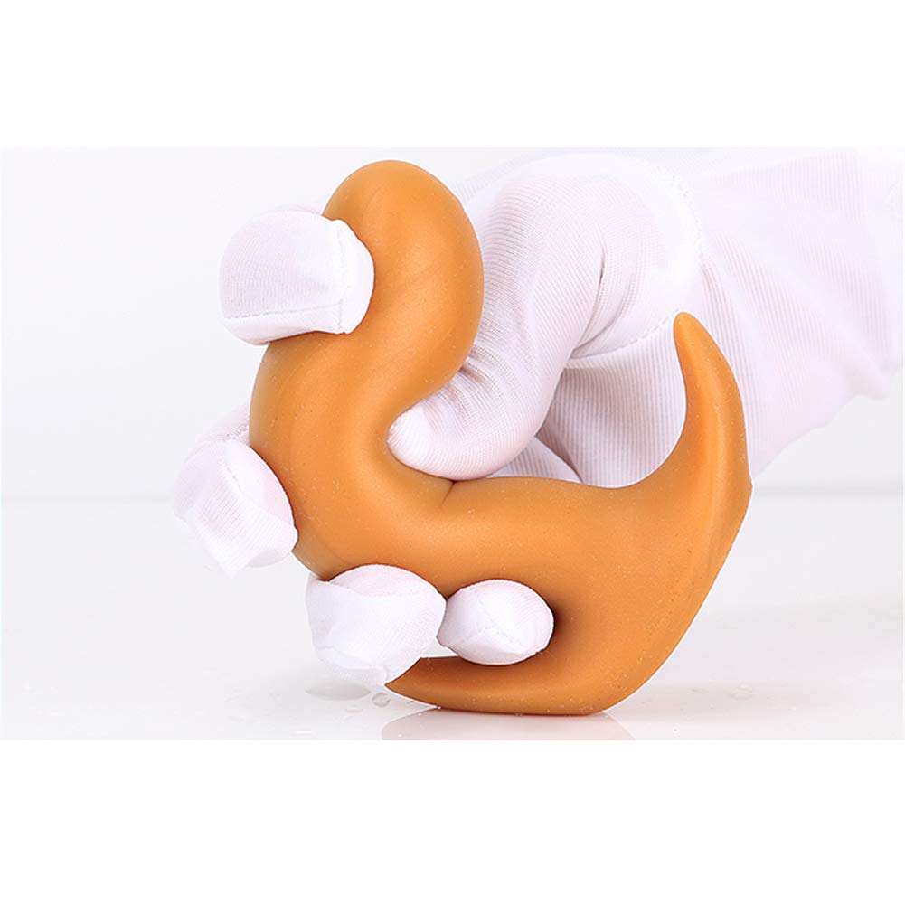 SXOVO Plug Anale Ergonomico Morbido Plug Analesex Kit Butt Plug in Silicone con Base a Mezzaluna Stimolatore Prostata Sesso Anale Sex Toys per Uomo Donna Giocatore Avanzato (L)