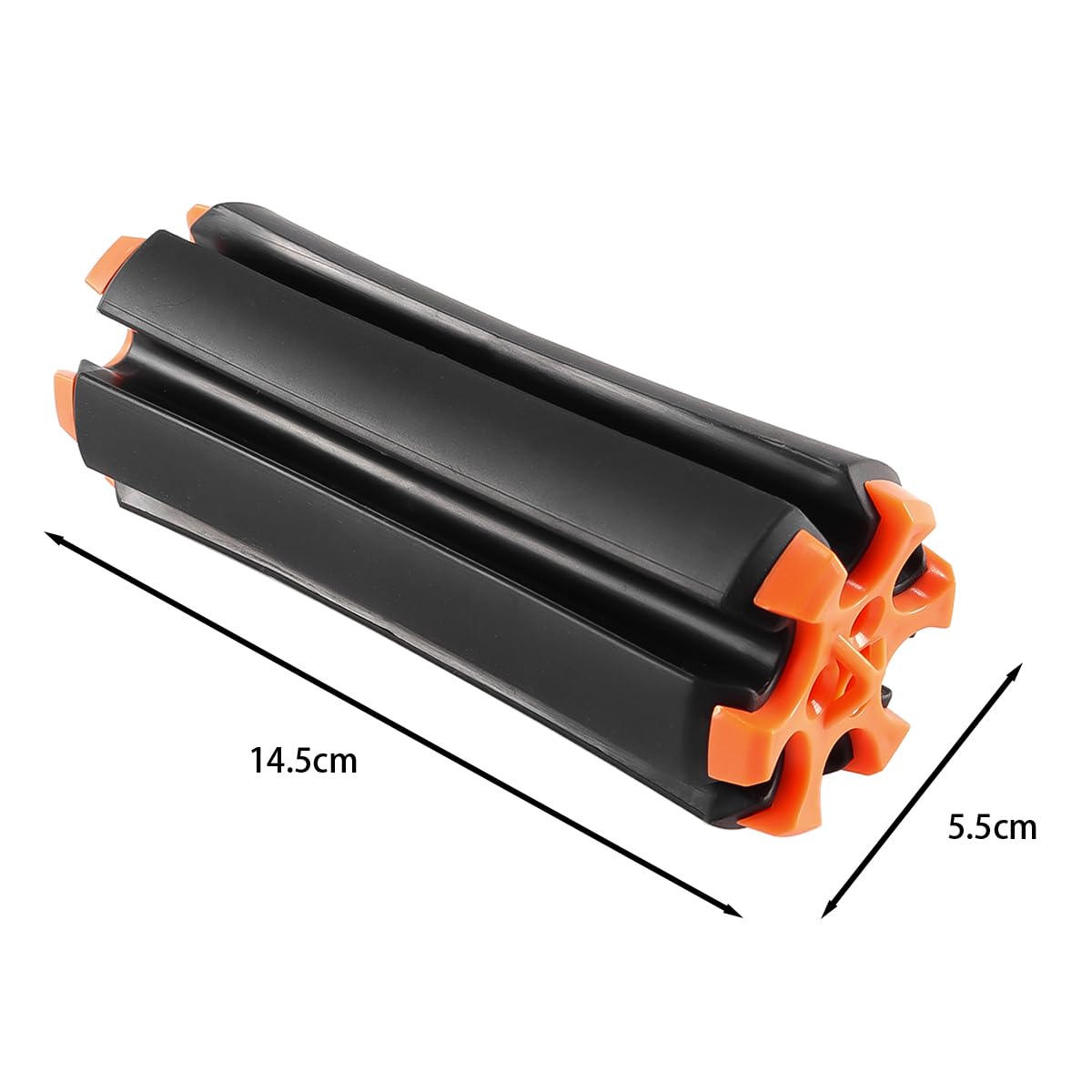 Gorise Porte-Clubs de Golf pour 6 Clubs, Support de Rangement pour Clubs de Golf, Support de Cannes de Golf Portable, Organisateur de Fixation de Golf Portable, Accessoires de Golf - Noir