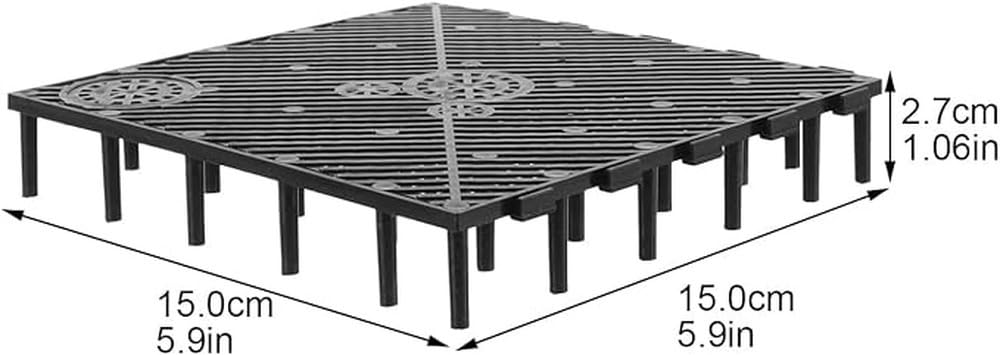 Filtre sous-gravier, plaque filtrante en PVC épissée, séparateur