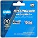 ケイエムシー CL566R 9SPEED用ミッシングリンク EPT 2ペア1セット KMC-CL566REPT2 シルバー 中