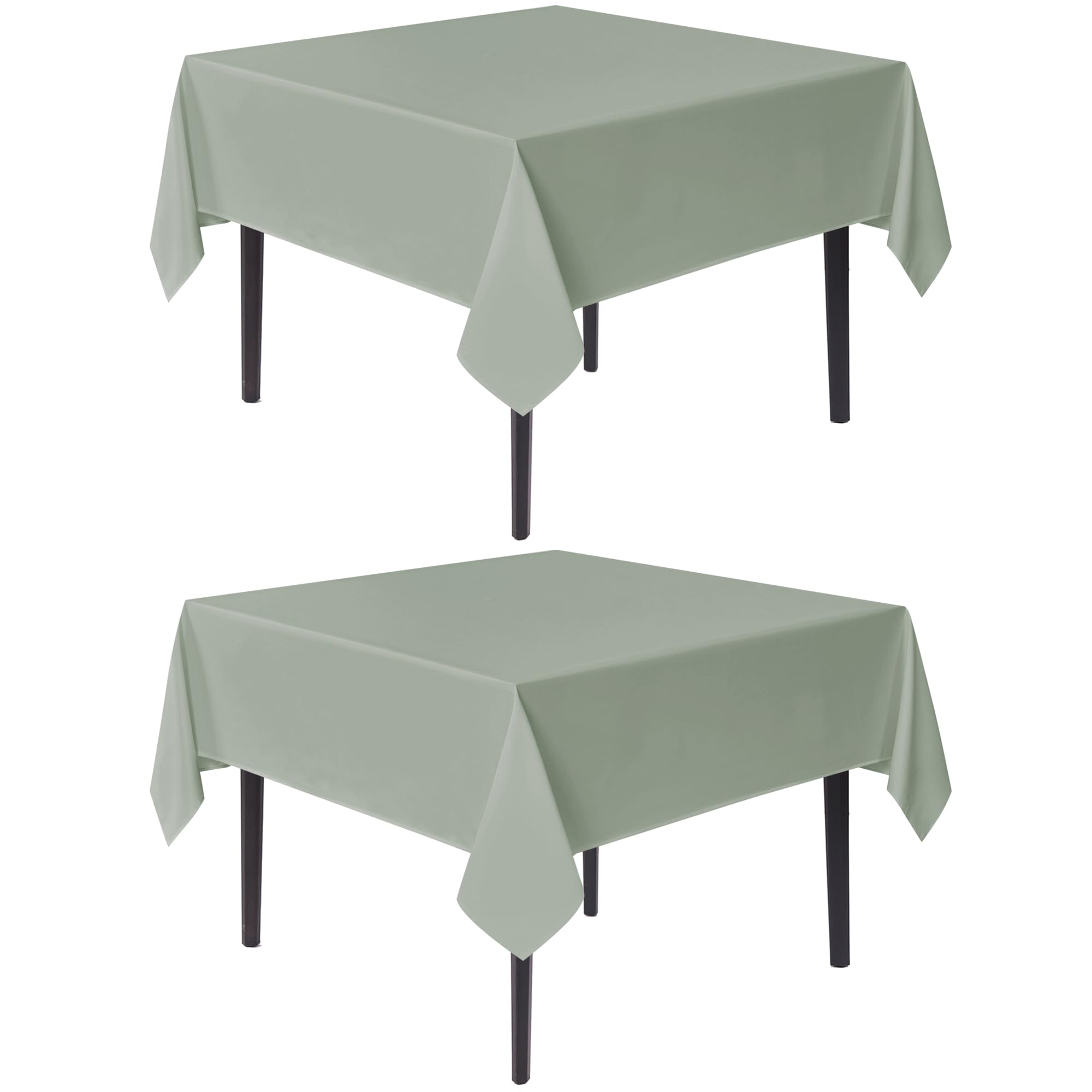 Amazon.com: sancua Square Tablecloths 54x54 Inch, 2 Pack - Sage