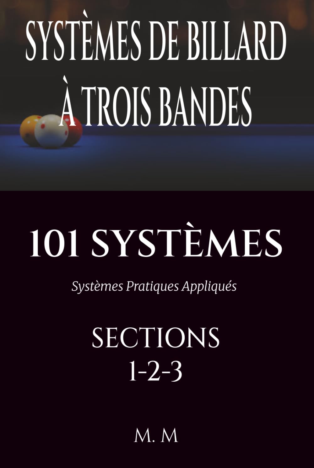 SYSTÈMES DE BILLARD À TROIS BANDES - 101 SYSTÈMES - SECTIONS 1-2-3: Systèmes Pratiques Appliqués | 472 Pages | 101 Systèmes